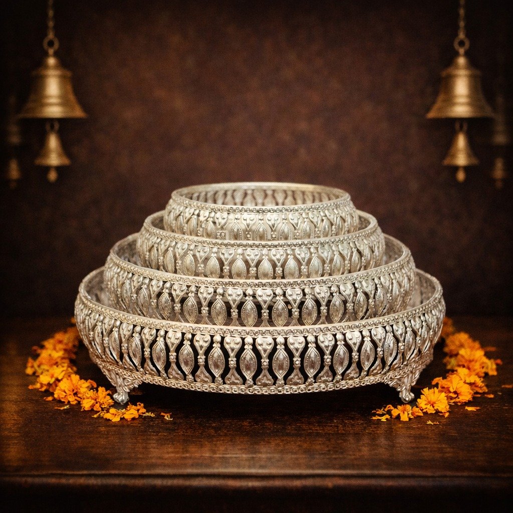 Brass Ganesh Idol - 3 inch